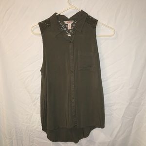 Olive Green Tank Top